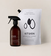 Kit & Kin non-toxic bathroom cleaner refill bundle, plant-based
