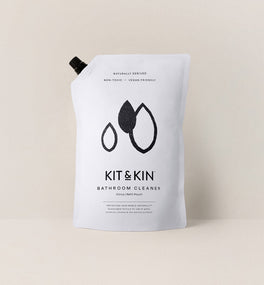 Kit & Kin non-toxic bathroom cleaner refill, plant-based for safe cleaning