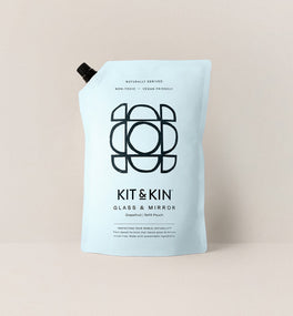 Kit & Kin non-toxic glass and mirror cleaner refill, leaves your windows and glass streak-free