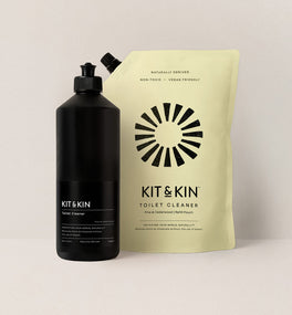 Kit & Kin non-toxic toilet cleaner refill bundle for safe and effective cleaning