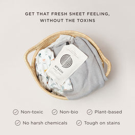 Kit & Kin Non-toxic laundry detergent made with plant-based ingredients, tough on stains, safe for sensitive skin