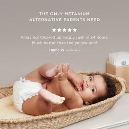 Kit & Kin magic salve is the perfect gentle natural alternative replacement to Metanium yellow nappy rash cream