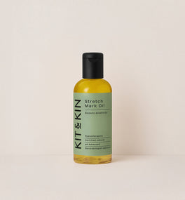 Kit & Kin natural stretch mark oil for new mums, organic skincare for pregnancy and post-pregnancy skin