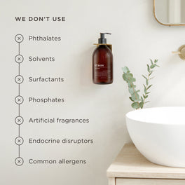 Kit & Kin non-toxic eco hand wash free from parabens, synthetic fragrances, preservatives and harsh chemicals, gentle for everyday use